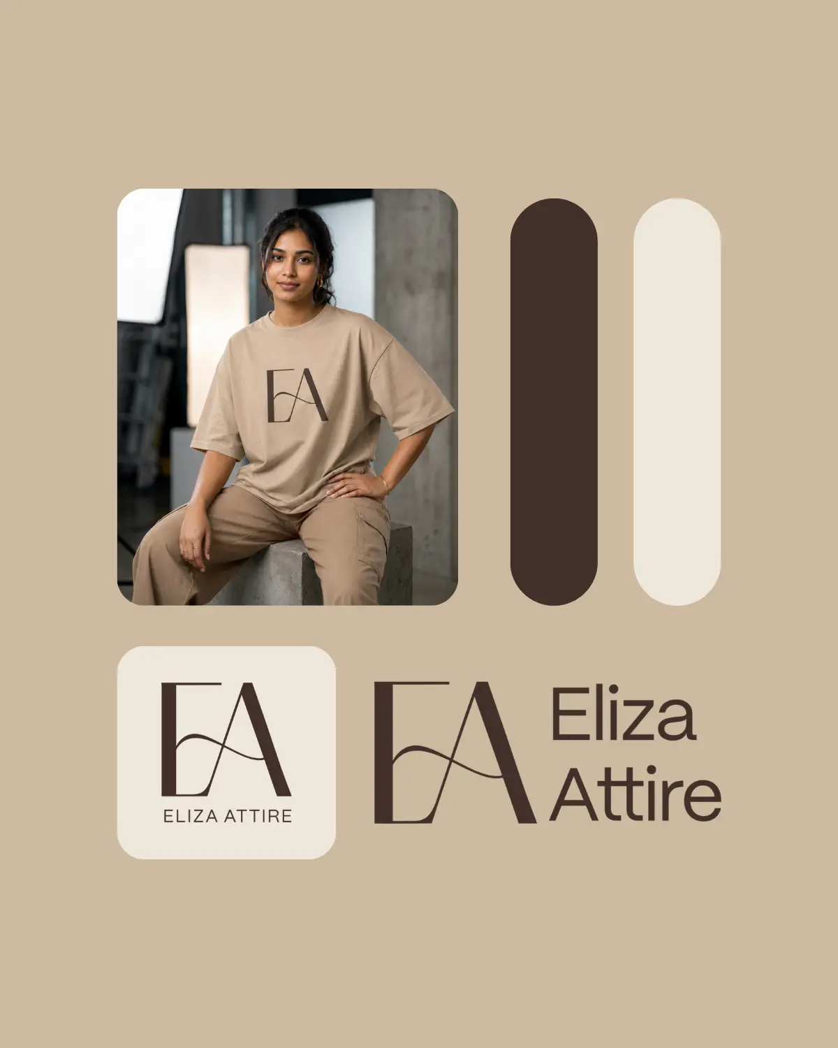 Eliza Attire branding project showcase